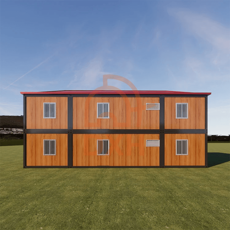 Prefab Container Homes Warehouse with EPS Sandwich Panel Earthquake Proof 2