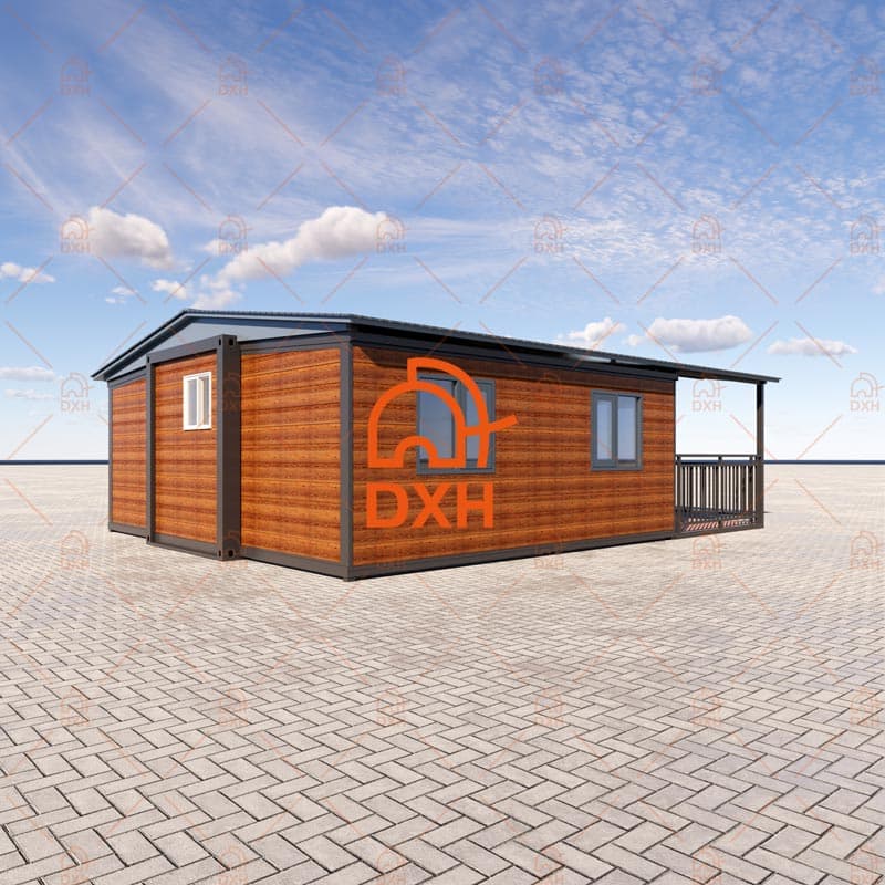 20 foot Expandable Container Wenge Wood Home