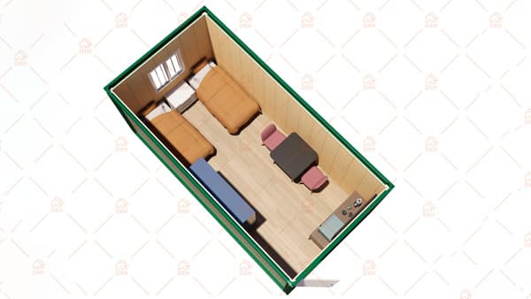 Modular Container Floor Plan