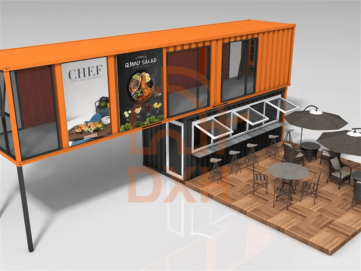 Design an independent container shop that can be used for street sales 2