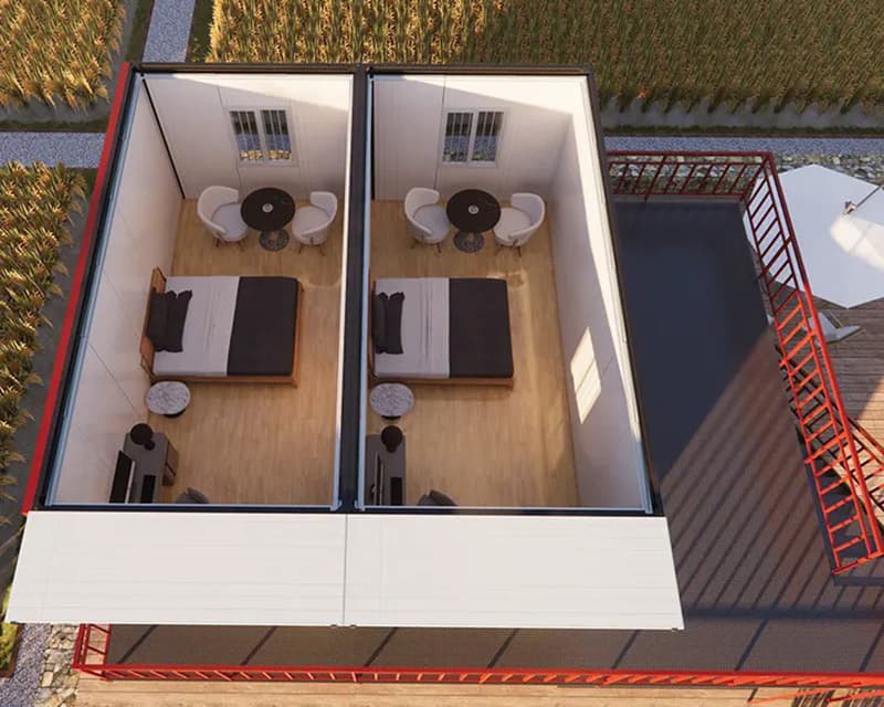 Economic prefab motel 5