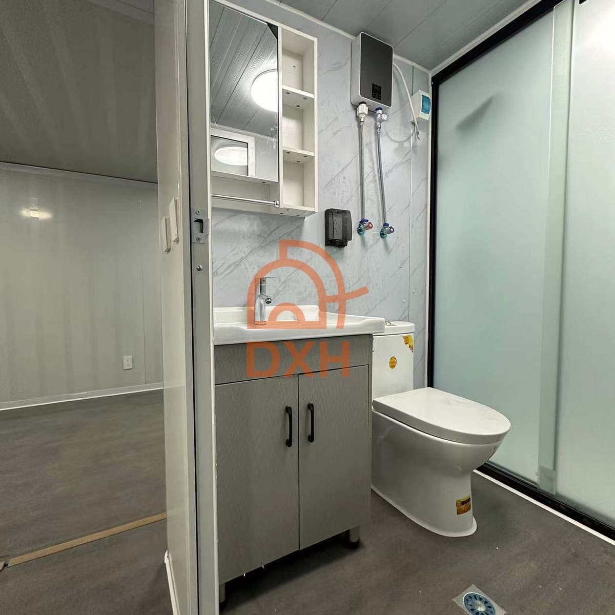 Cowinlife light luxury 20ft expandable container house with 1 bedroom 1 bathroom 1 kitchen and common customized choices 5