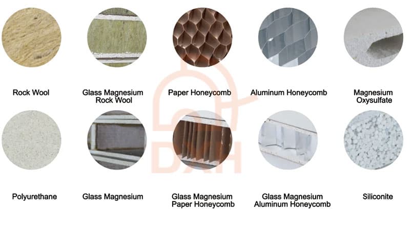 Types of Sandwich Panel Core
