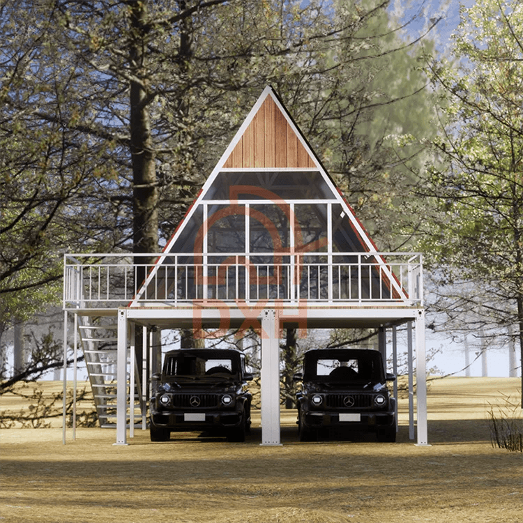 Factory Custom 10ft 20ft Portable Easy Fold Out Mini Small Prefab Folding Container House Little Triangle Prefabricated Home 2