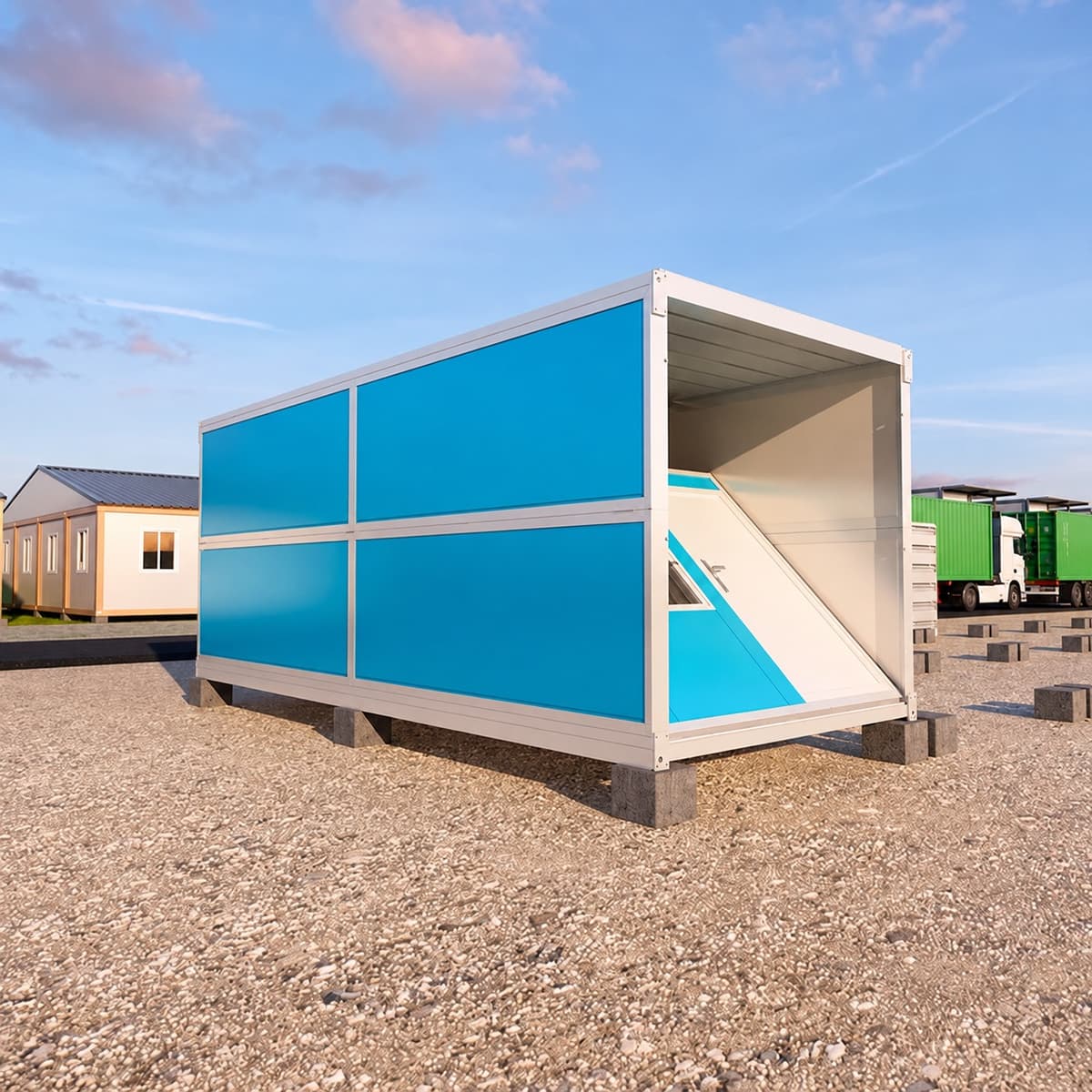 Fodable-Container-for-Tempory-Workoffice