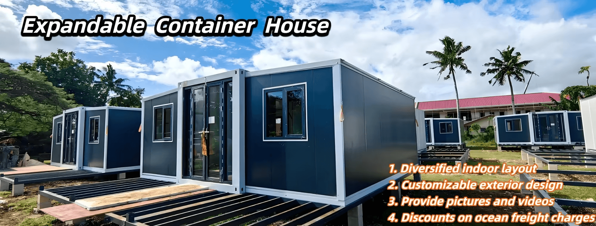 Expandable Container House for Tropical Areas ⭐🌴💨