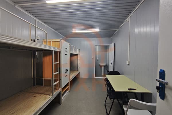 4-person Refugee Housing Unit with Bunk Beds