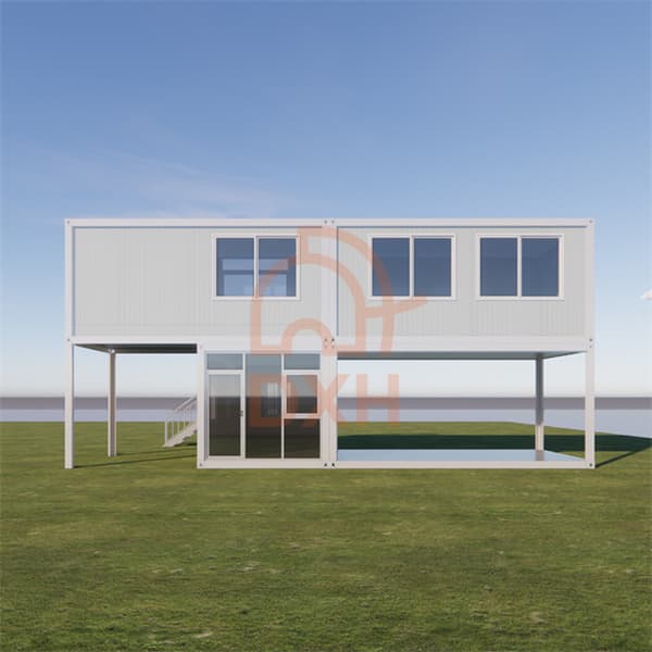 Versatile Two-Storey Container: Ideal Home & Office with Garage 5