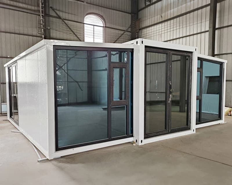 High cost effective 20ft expandable house glass front container house