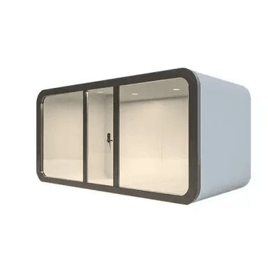 20ft 40ft Outdoor Modern Popular Prefab House Tiny House Mobile Working House Office Pod Apple Cabin2