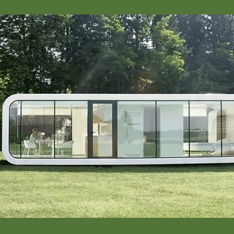 20FT/40FT Apple Cabin Modern Design Prefab Living Movable Luxury Fashion Garden Pod Modular Container Homes 2