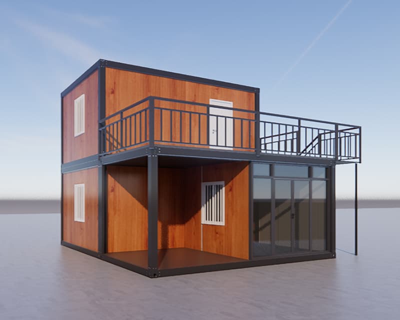 Exquisite prefab single housing 2
