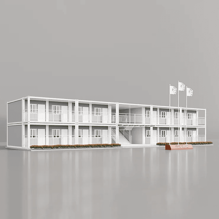 Easy Mobile Temporary Site Construction House Flat Pack Container Home For the school hospital office