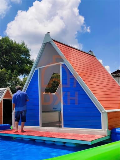 Space-Saving Triangular Folding Container House: Innovative, Portable & Easy-to-Set-Up Shelter Solution 3