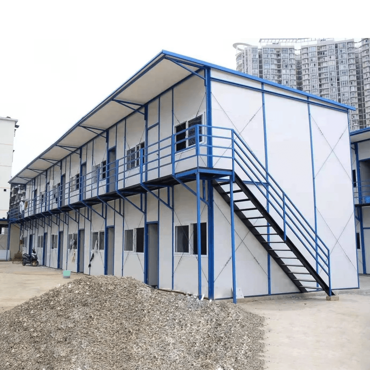 Efficient and Portable Temporary Prefabricated Housing Solution - New T Type Prefab House 6