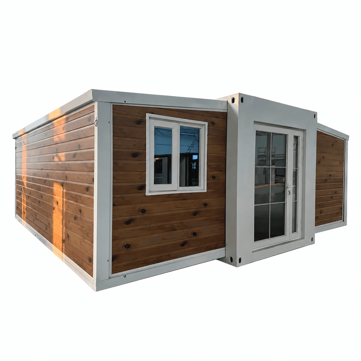 20ft Expandable Container House Affordable Good Insulation with 2 Bedrooms 1 Bathroom 1 Kitchen 3