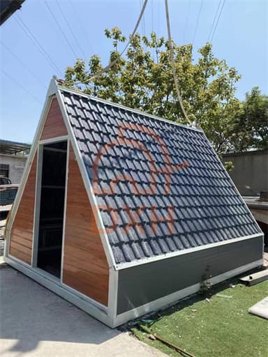 Space-Saving Triangular Folding Container House: Innovative, Portable & Easy-to-Set-Up Shelter Solution 12
