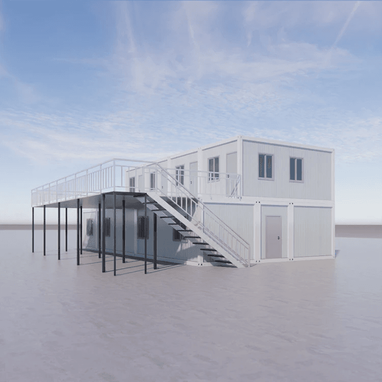 Luxurious 5BR/3BA Multi-Story Prefab Tree Container Home For multiple occupancy 4