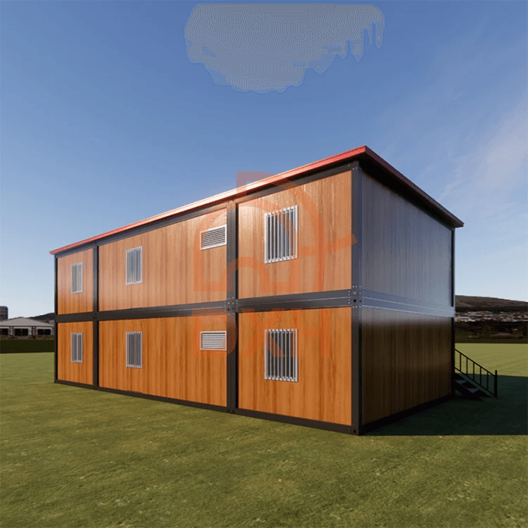 Prefab Container Homes Warehouse with EPS Sandwich Panel Earthquake Proof 6