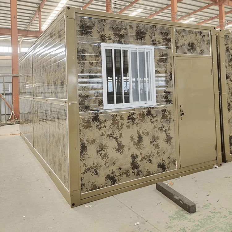 Factory Fold Out Prefab Container House China Folding Home Mobile Foldable Prefabricated House Two Rooms One Hall1 6