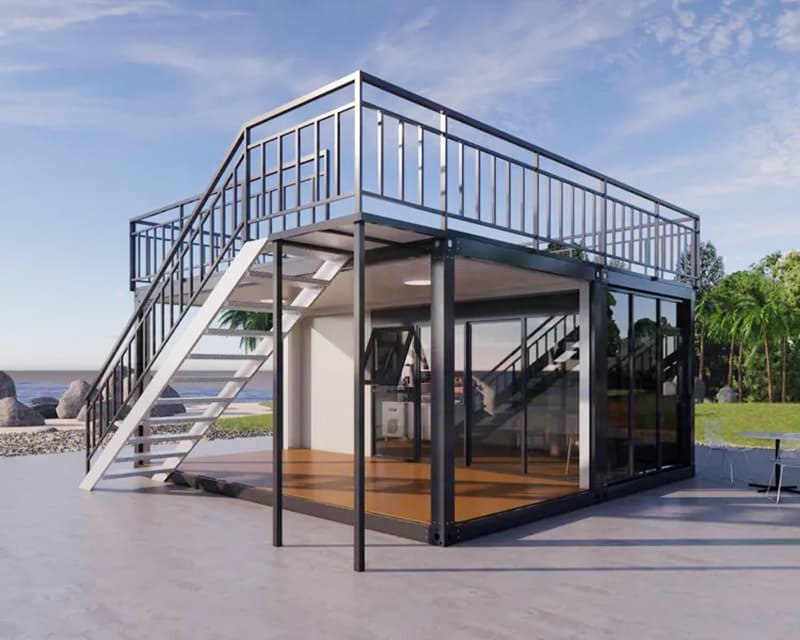 Prefab beach house