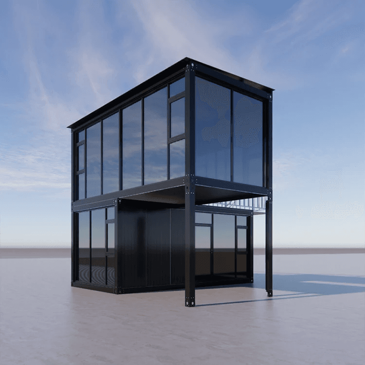 Factory Customized Modular Luxury Container Prefab House Pre Assembled House Prefabricated With Glass Windows 3