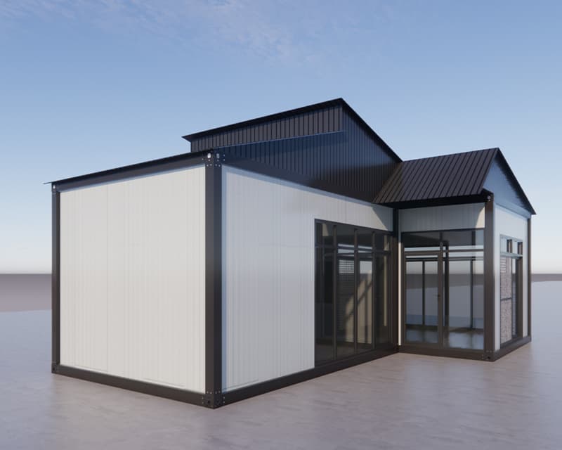 Fashion Design customized container house restaurant 5