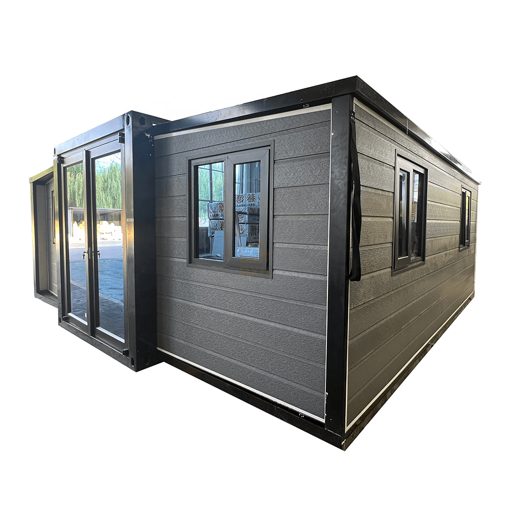 20ft Expandable Container House For Sale  Good Waterproof And Windproof Customizable with 2 Bedroom 1 Bathroom 1 Kitchen 2