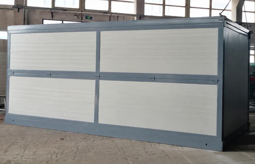 New modern mobile 20ft foldable container house easy disassembly with toilet 5