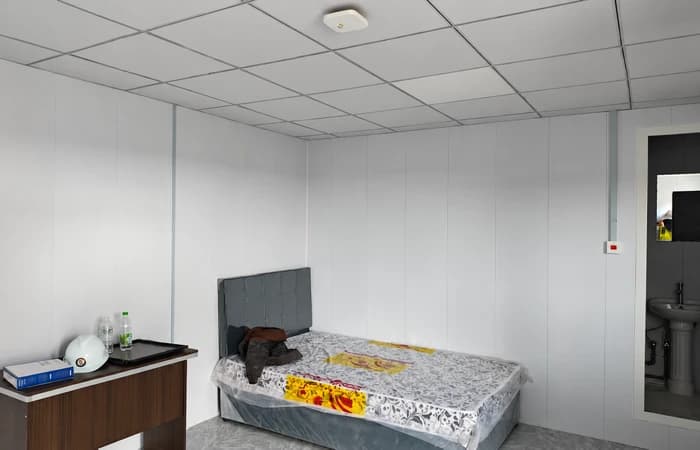 Modular Camp Layout with Intergrated Bathrooms
