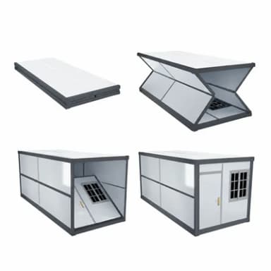 X-Type Folding Container House
