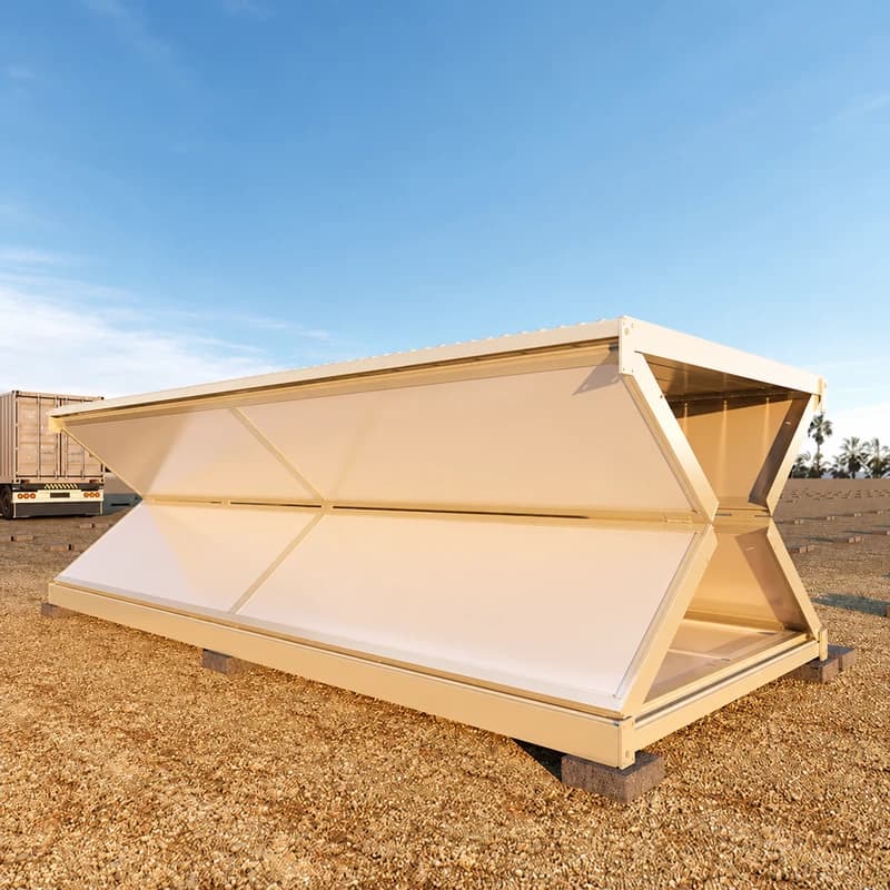 Foldable Container House for Shelter Living