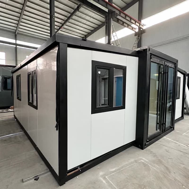 Cowinlife standard configuration 20ft expandable container house with 2 bedrooms 1 kitchen 1 bathroom light luxury prefab house 4