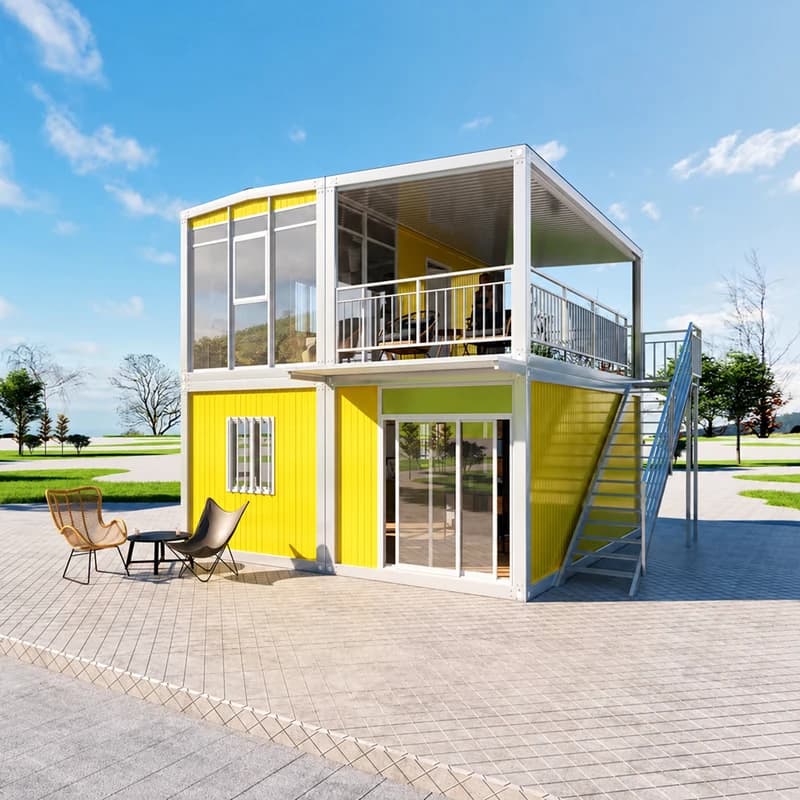 Modern Two-Story Container Home Villa 2