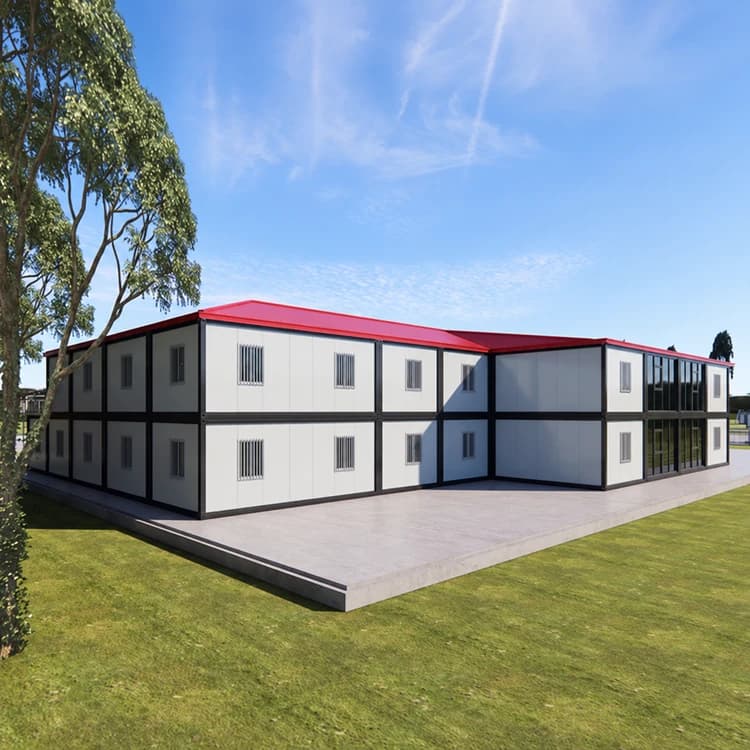 Wholesale Custom 20ft 40ft Prefab Fast Assemble Houses For School Hospital Flat Pack Container Home 2