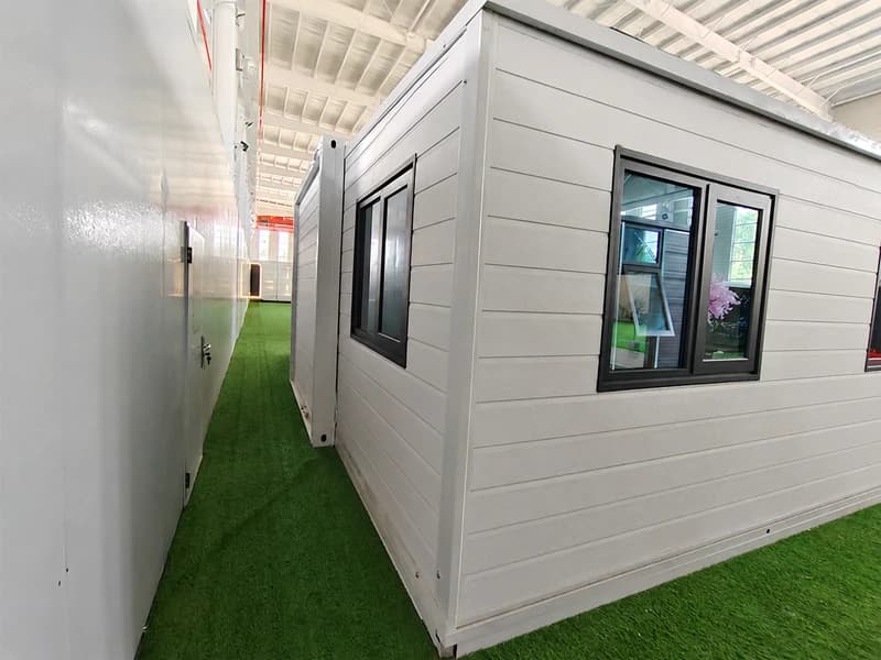 China manufacturer Cowinlife Pure white European style Expandable Container House 20 ft with 2 bedrooms, 1 kitchen and 1  bathroom 4