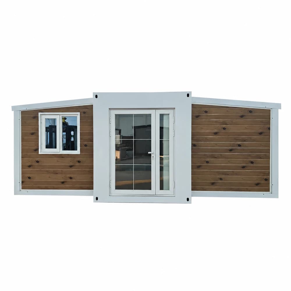 20ft Expandable Container House Affordable Good Insulation with 2 Bedrooms 1 Bathroom 1 Kitchen