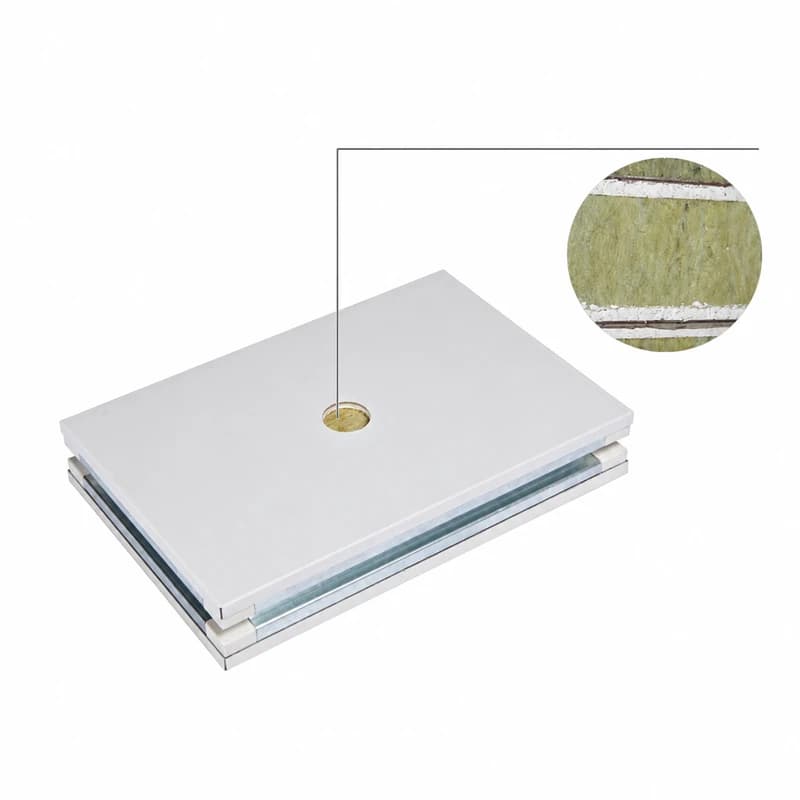 Handmade Glass Magnesium Rock Wool Sandwich Panel