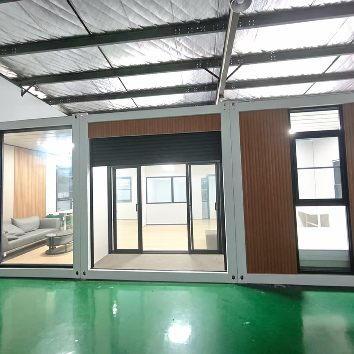 54 m² Two-Bedroom Prefab House