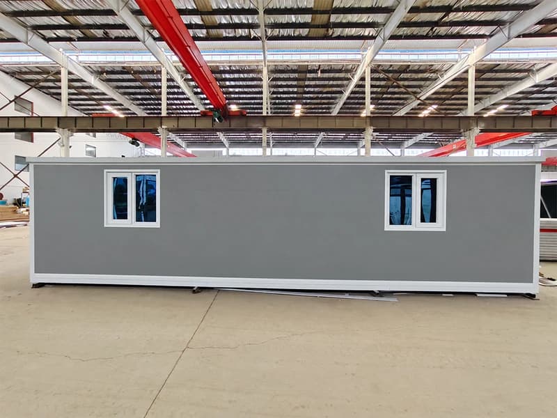 Cowinlife 20ft Light Gray luxury expandable container house with 2 bedrooms 1 bathroom and 1 kitchen 3