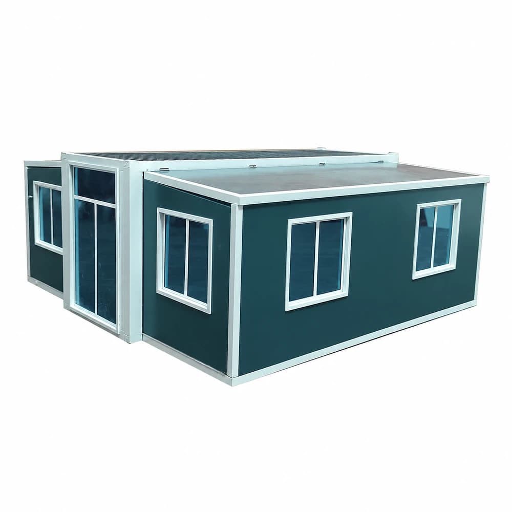 20ft Expandable Container House Customized Grey Light Luxury  1 Bedroom 1 Bathroom Prefab Home 2
