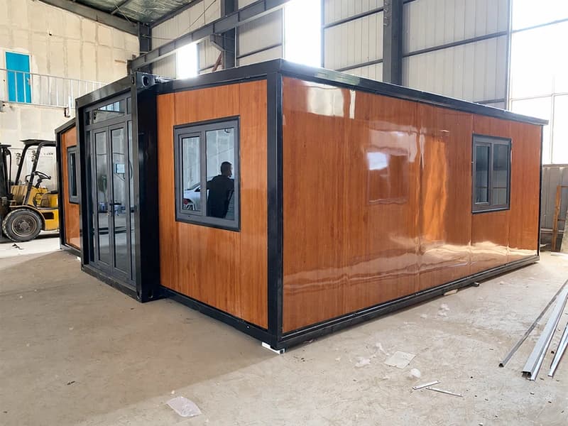 China manufacturer Cowinlife's well decorated expandable container house 20ft with 2 bedrooms 1 bathroom and 1 living room 5