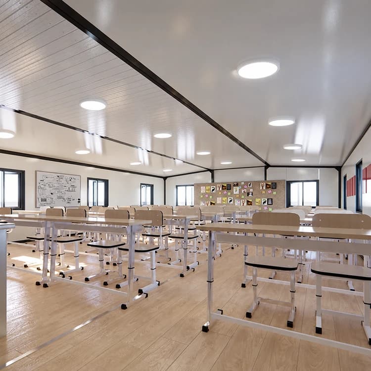 40ft Expandable Container House China Factory Efficient and Portable Foldable Classroom 4