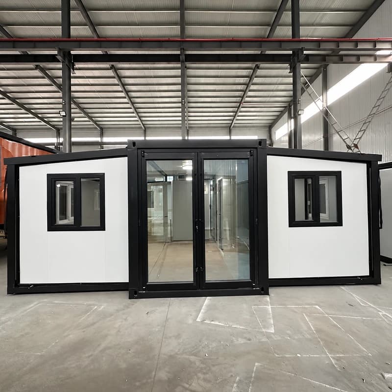 Cowinlife standard configuration 20ft expandable container house with 2 bedrooms 1 kitchen 1 bathroom light luxury prefab house 3