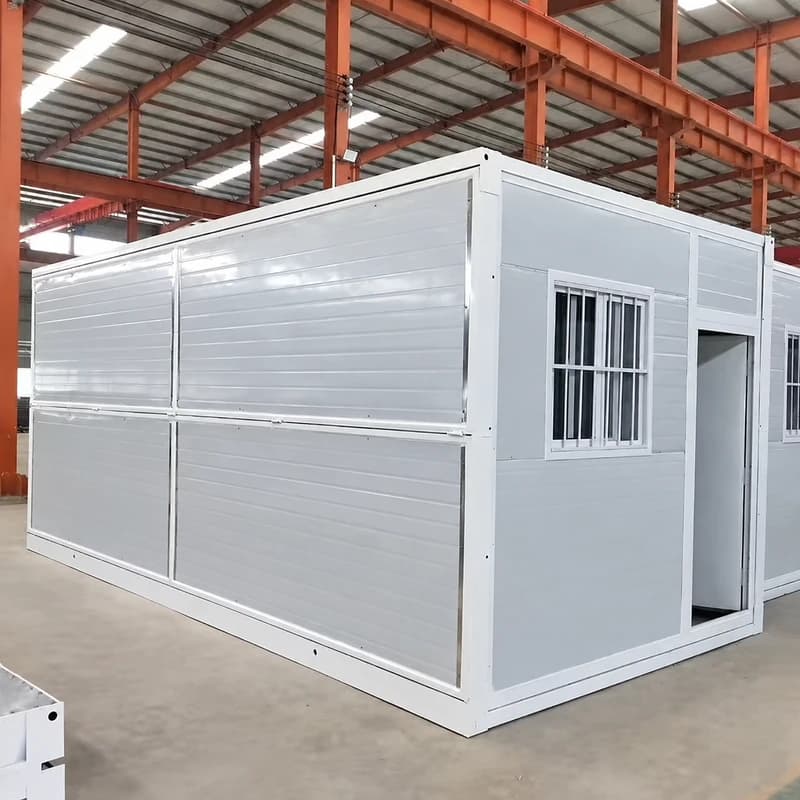 New modern mobile 20ft foldable container house easy disassembly with toilet 4