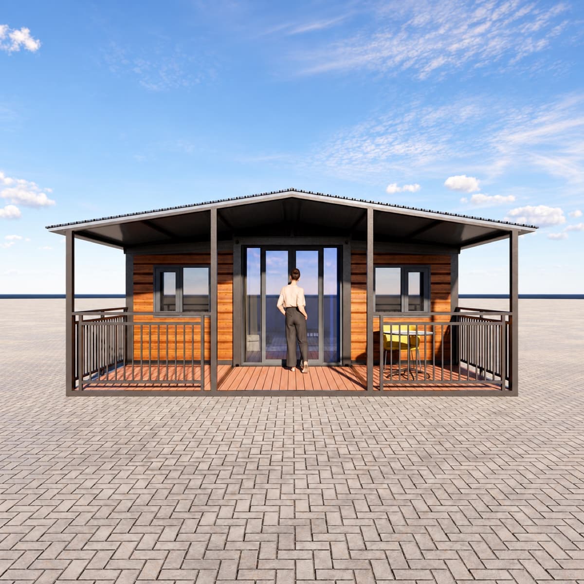 20ft Double Wing Expandable Container House