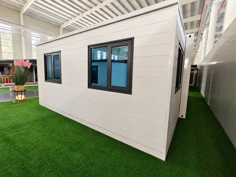China manufacturer Cowinlife Pure white European style Expandable Container House 20 ft with 2 bedrooms, 1 kitchen and 1  bathroom 5