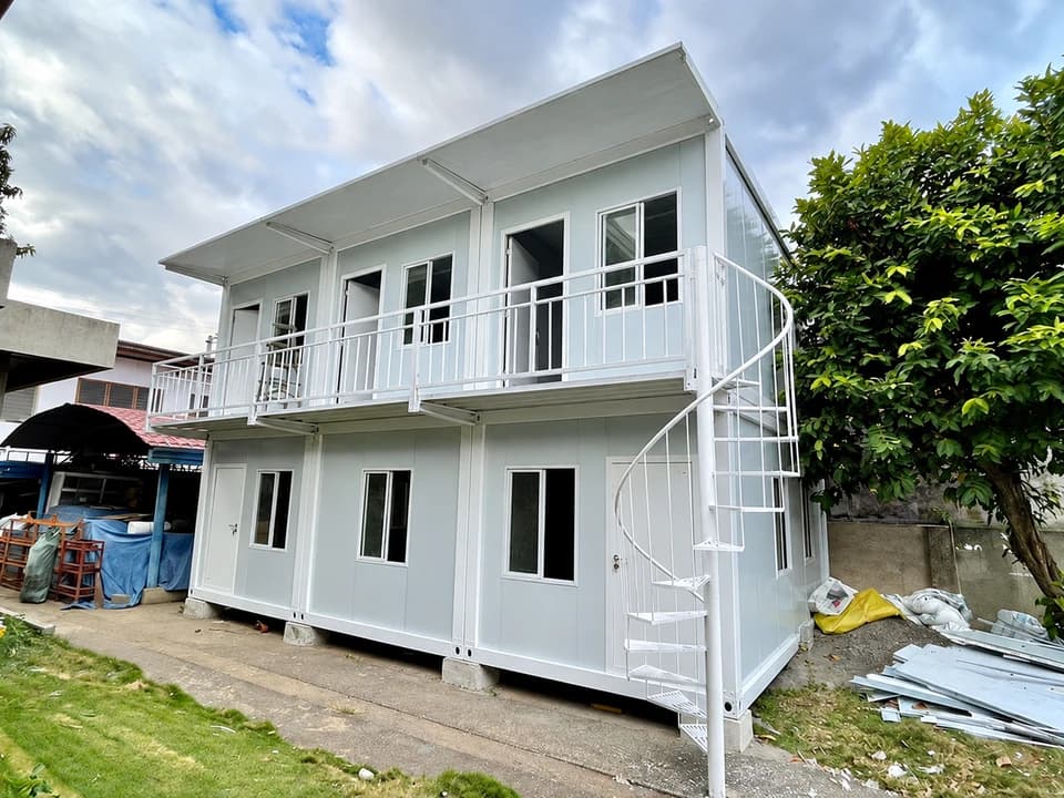 Detachable container house with EPS or rock wool wall panel 6