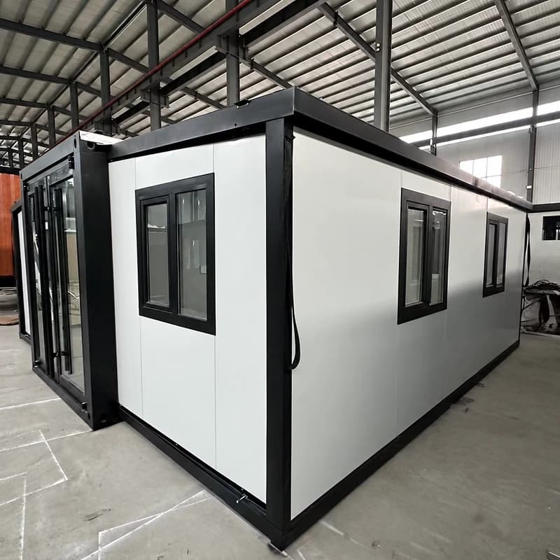 Cowinlife standard configuration 20ft expandable container house with 2 bedrooms 1 kitchen 1 bathroom light luxury prefab house 5