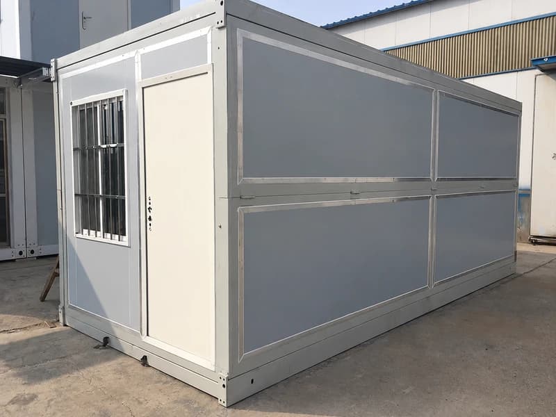 New modern mobile 20ft foldable container house easy disassembly with toilet 2